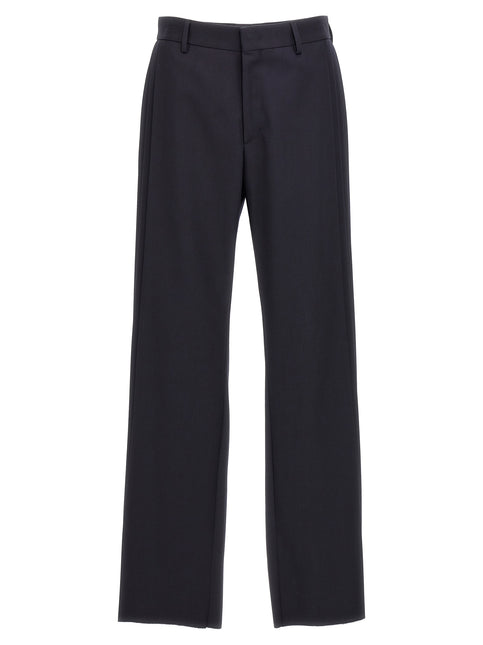 Fendi Blue Polyester Casual Pants