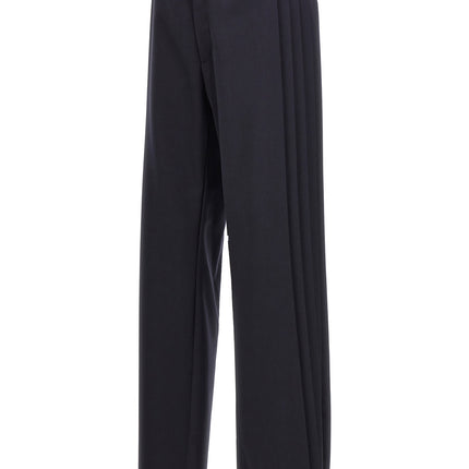 Fendi Blue Polyester Casual Pants