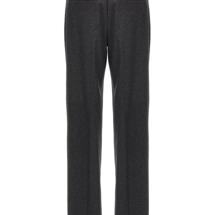 Fendi Gray Cashmere Casual Pants