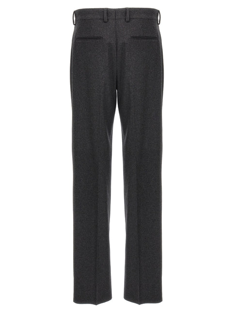 Fendi Gray Cashmere Casual Pants