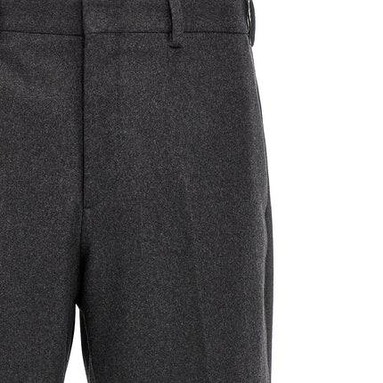 Fendi Gray Cashmere Casual Pants