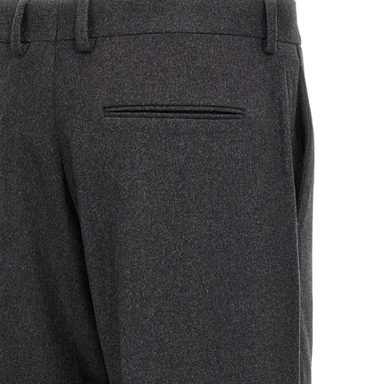 Fendi Gray Cashmere Casual Pants