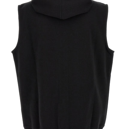 Brunello Cucinelli Black Cotton Sleeveless Jacket