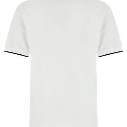 Hugo Boss White Cotton Polo Shirt