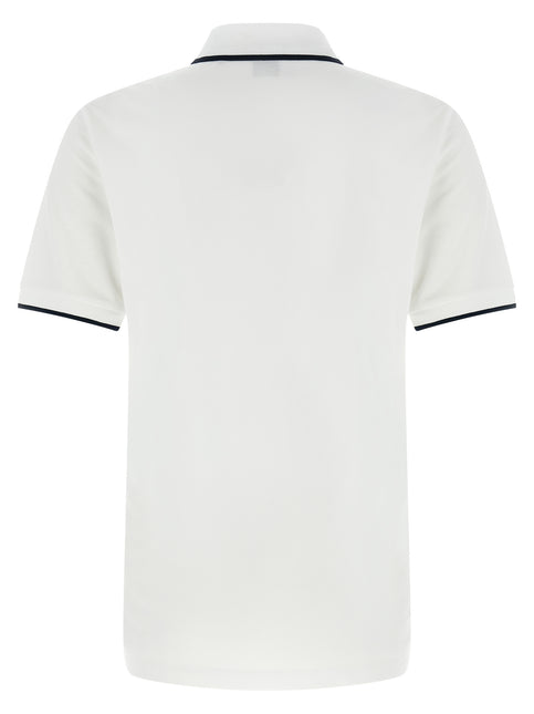 Hugo Boss White Cotton Polo Shirt