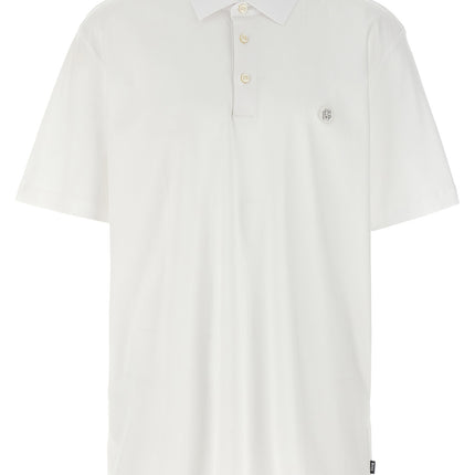 Hugo Boss White Cotton Polo Shirt