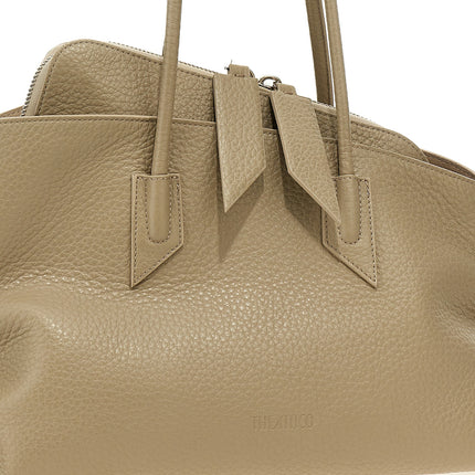 The Attico Beige Calfskin Shoulder Bag