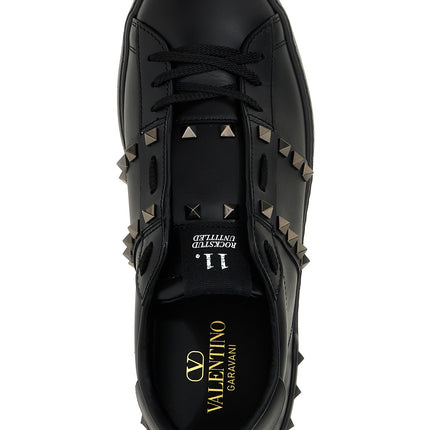 Valentino Garavani Black Calfskin Low Top Sneakers