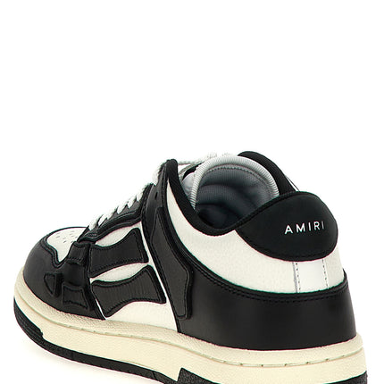 Amiri Bicolor Cowhide Low Top Sneakers