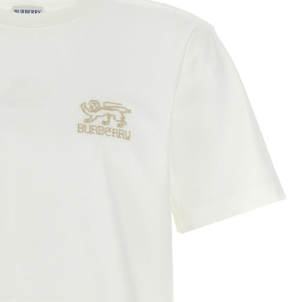 Burberry White Cotton T-Shirt
