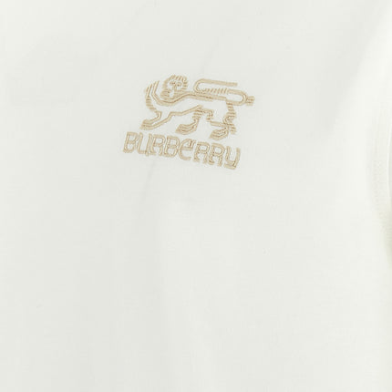 Burberry White Cotton T-Shirt