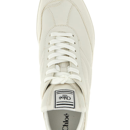 Chloé White Leather Sneakers