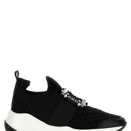 Roger Vivier Black Polyester Athletic Sneakers