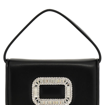 Roger Vivier Black Lamb Leather Handbag