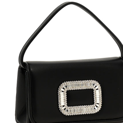 Roger Vivier Black Lamb Leather Handbag