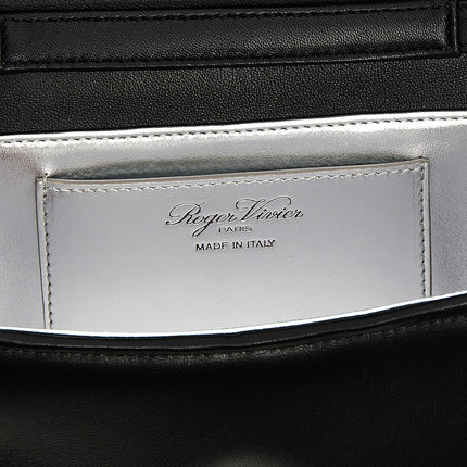 Roger Vivier Black Lamb Leather Handbag