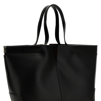 Tod's Black Calfskin Tote Bag