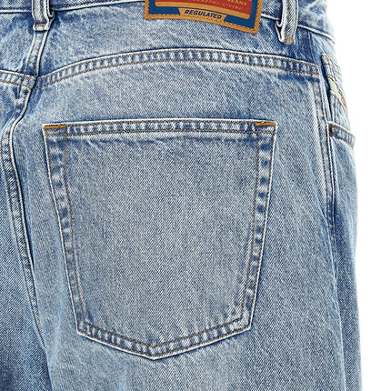 Diesel Blue Cotton Jeans Denim