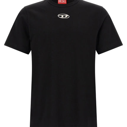 Diesel Black Cotton T-Shirt