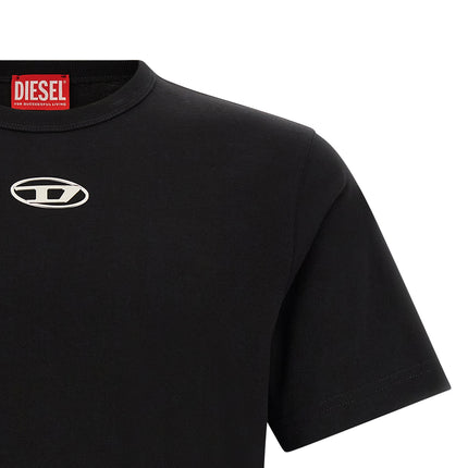 Diesel Black Cotton T-Shirt