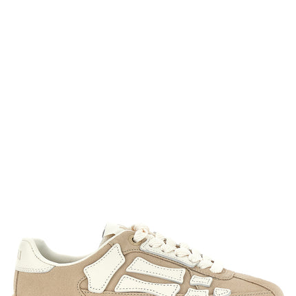 Amiri Beige Cowhide Sneakers