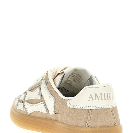 Amiri Beige Cowhide Sneakers
