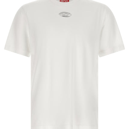 Diesel White Cotton T-Shirt