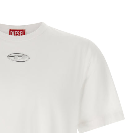 Diesel White Cotton T-Shirt