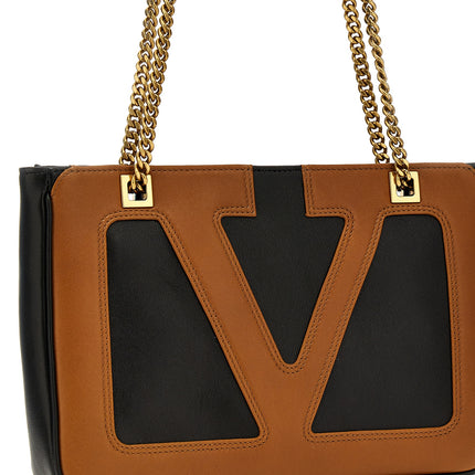 Valentino Garavani Multicolor Lamb Leather Tote Bag