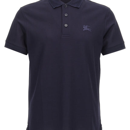 Burberry Blue Cotton Polo Shirt