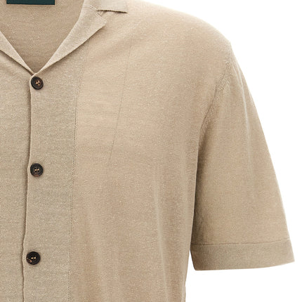 ZANONE Beige Linen Blouse