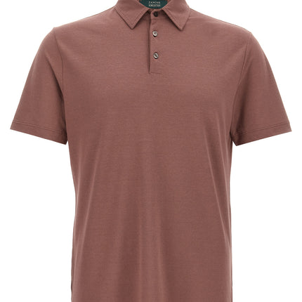 ZANONE Brown Cotton Polo Shirt