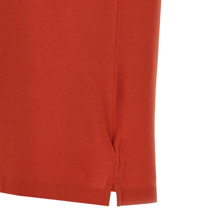 ZANONE Orange Cotton Polo Shirt