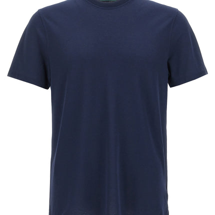 ZANONE Blue Cotton T-Shirt