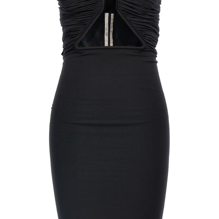 Rick Owens Black Nylon Short Dress