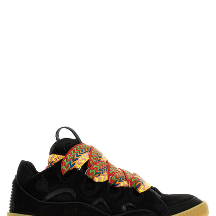 Lanvin Black Calfskin Chunky Sneakers
