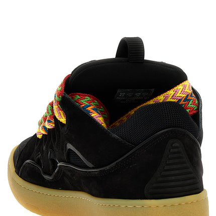 Lanvin Black Calfskin Chunky Sneakers