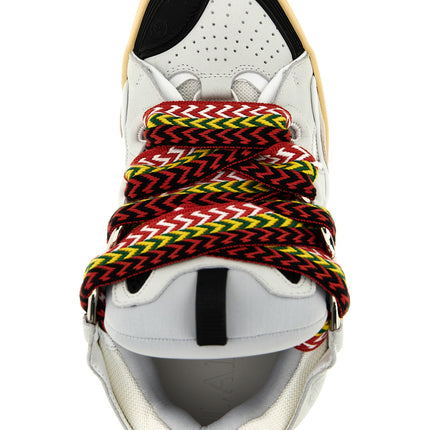 Lanvin Gray Calfskin Chunky Sneakers
