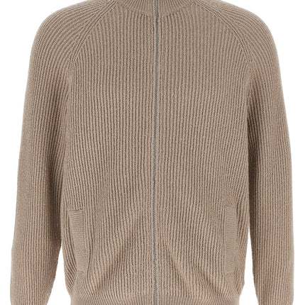 Brunello Cucinelli Beige Cotton Cardigan