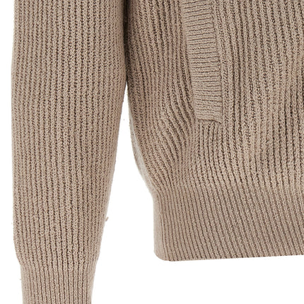 Brunello Cucinelli Beige Cotton Cardigan