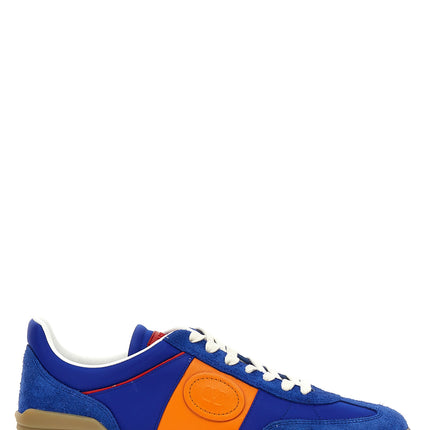 Valentino Garavani Blue Bovine Leather Low Top Sneakers