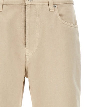 Burberry Beige Cotton Casual Pants