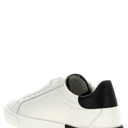 Dolce & Gabbana Multicolor Calfskin Low Top Sneakers