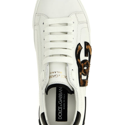Dolce & Gabbana Multicolor Calfskin Low Top Sneakers