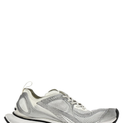 Balenciaga Gray Polyester Athletic Sneakers