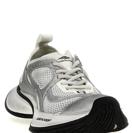 Balenciaga Gray Polyester Athletic Sneakers