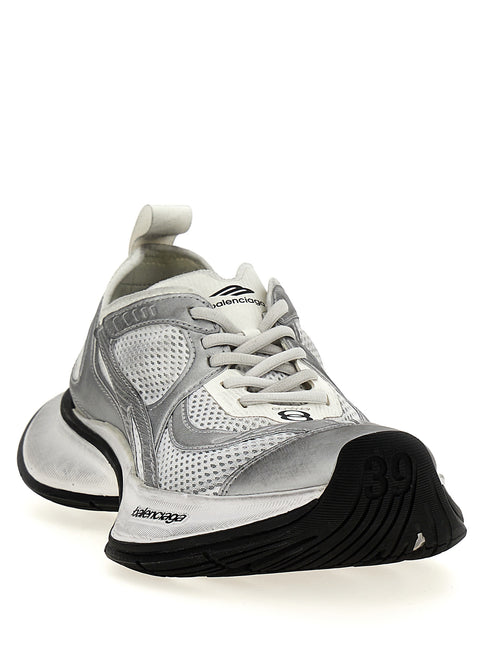 Balenciaga Gray Polyester Athletic Sneakers