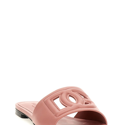 Dolce & Gabbana Multicolor Calfskin Slides