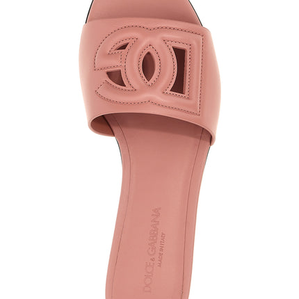 Dolce & Gabbana Multicolor Calfskin Slides