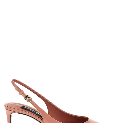 Dolce & Gabbana Multicolor Calfskin Mid Heel Pumps